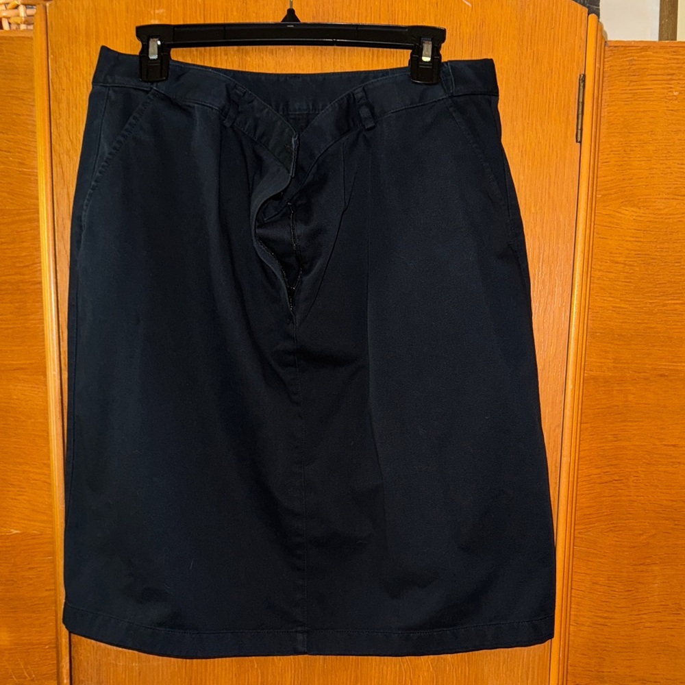 L.L. Bean Navy Skirt